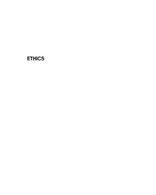 Ethics: A Review by Robert Taylor, MD