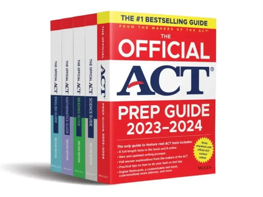 The Official ACT Prep & Subject Guides 2023-2024 Complete Set: Includes The Official ACT Prep, English, Mathematics, Reading, and Science Guides + 8 Practice Tests + Bonus Online Content by ACT