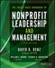 The Jossey: Bass Handbook Of Nonprofit Leadership And Management 5Th Edition by RENZ