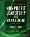 The Jossey: Bass Handbook Of Nonprofit Leadership And Management 5Th Edition by RENZ