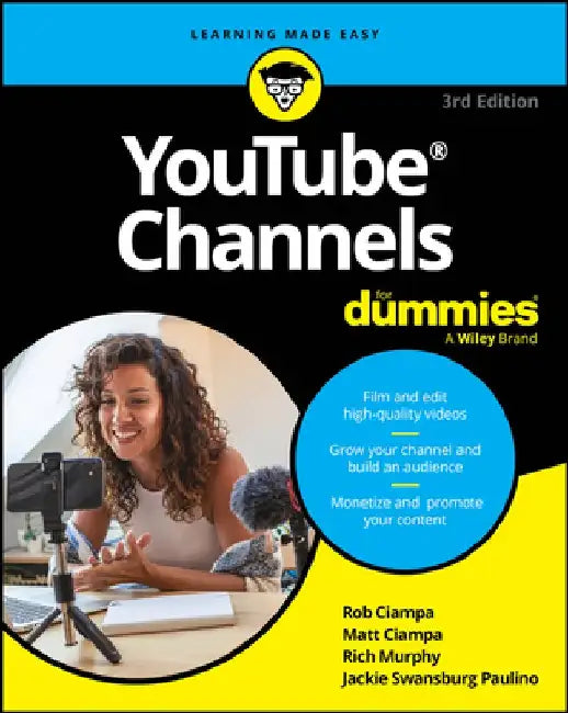 Youtube Channels for Dummies by Rob Ciampa