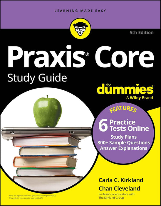 Praxis Core Study Guide For Dummies 5Th Edition (+6 Practice Tests Online For Math 5733 Read