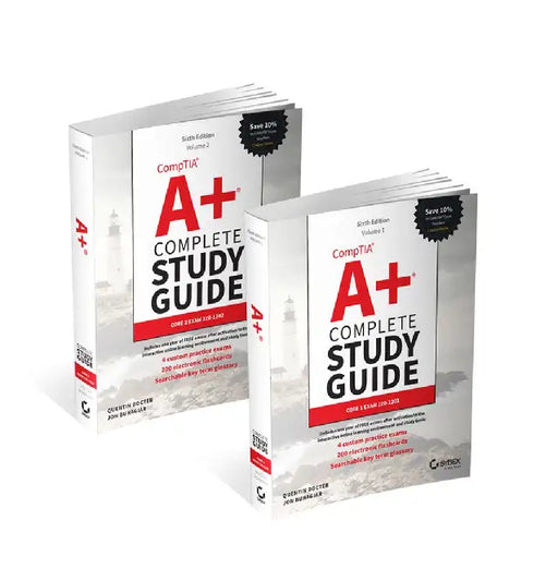 Comptia A+ Complete Study Guide 2-Volume Set: Volume 1 Core 1 Exam 220-1201 and Volume 2 Core 2 Exam 220-1202 by Quentin Docter