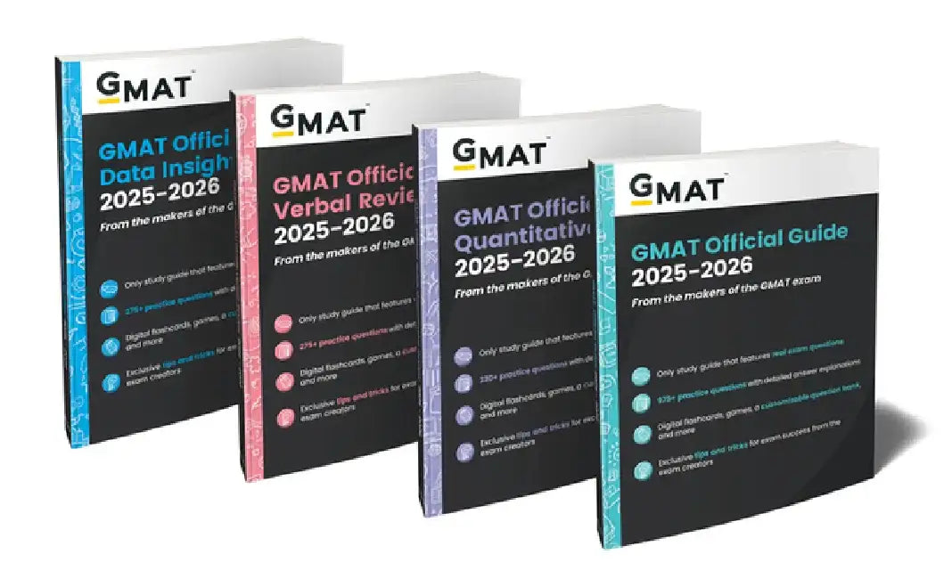 GMAT Official Guide 2025 - 2026 Bundle: Books + Online Question Bank by Gmac (Graduate Management Admission Coun