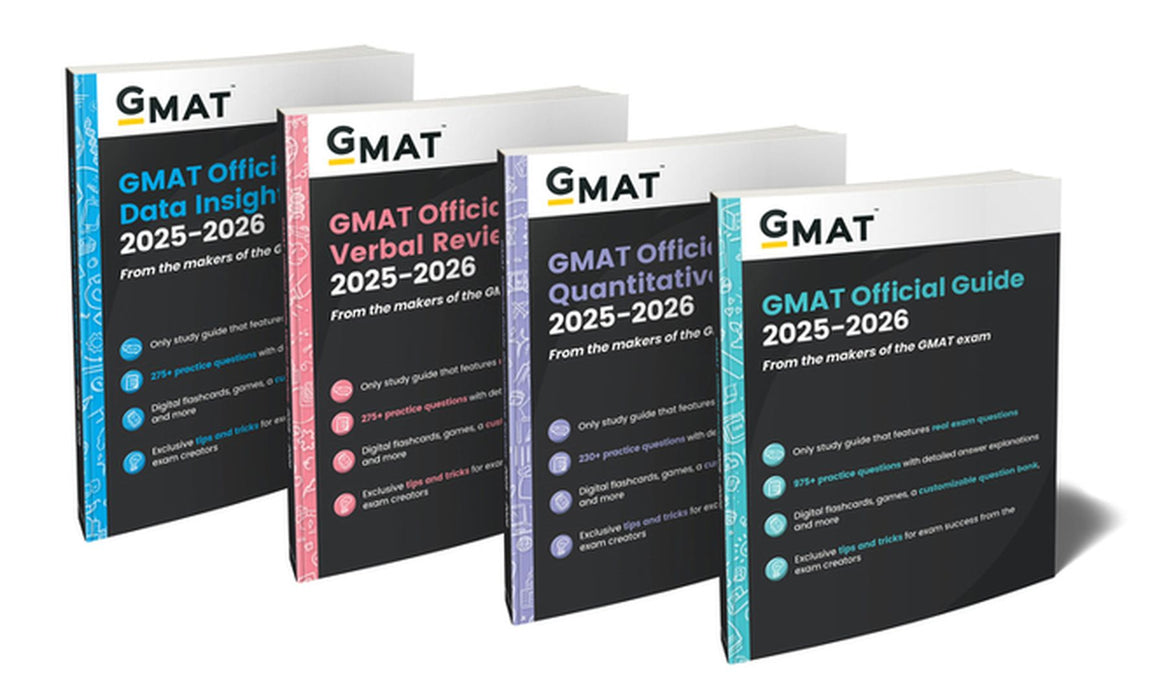 GMAT Official Guide 2025 - 2026 Bundle: Books + Online Question Bank by Gmac (Graduate Management Admission Coun