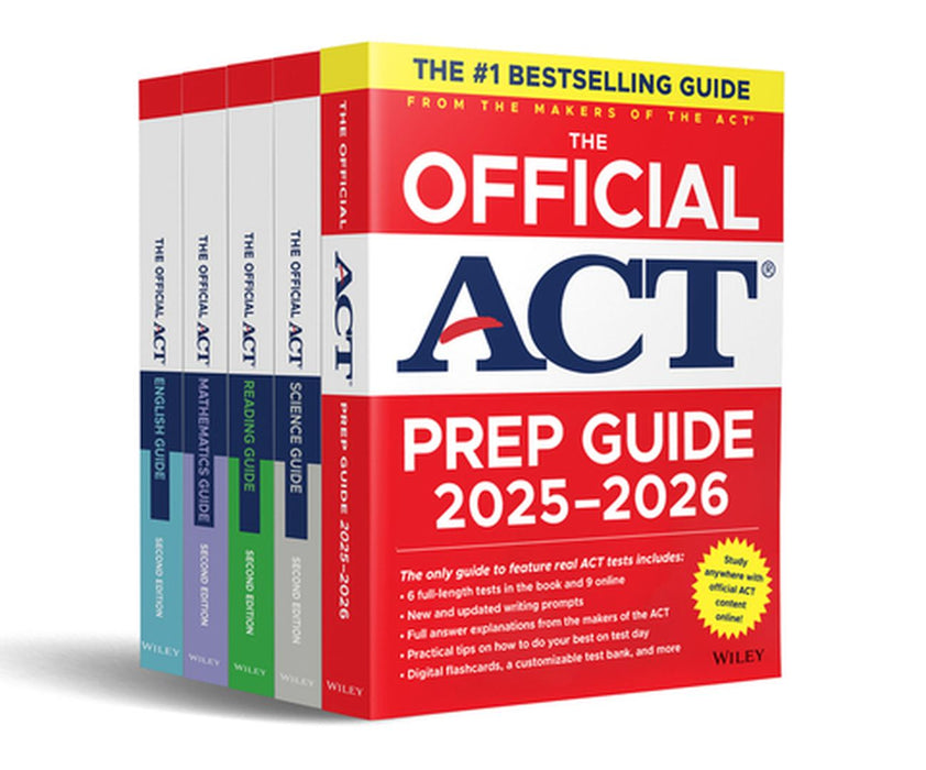 The Official ACT Prep & Subject Guides 2025-2026 Complete Set by ACT