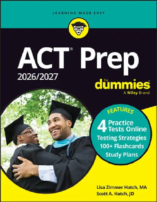 ACT Prep 2026/2027 for Dummies: Book + 4 Practicetests & 100+ Flashcards Online by Lisa Zimmer Hatch