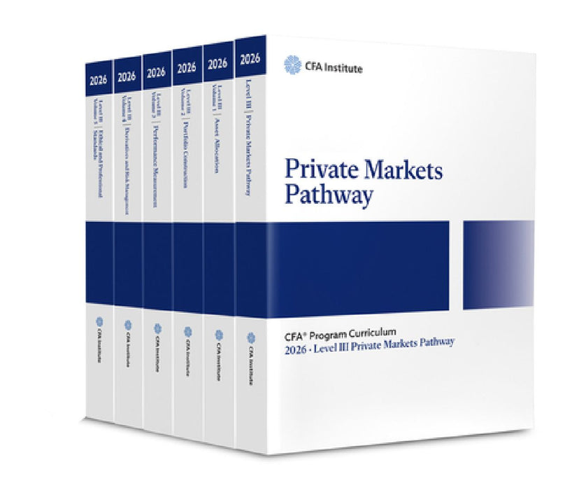 2026 Cfa Program Curriculum Level III Private Markets Pathway Box Set  by Cfa Institute