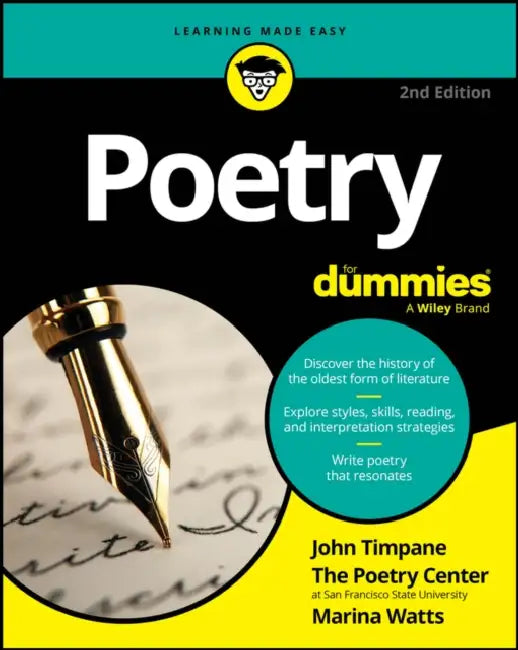 Poetry for Dummies by John Timpane, The Poetry Center, Maureen Watts