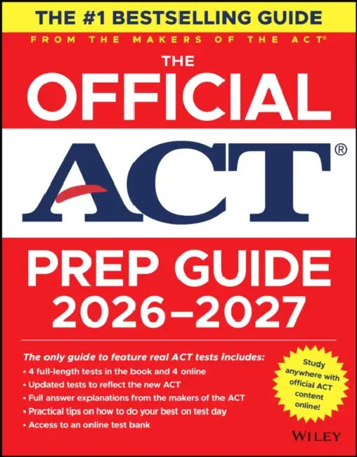 The Official ACT Prep Guide 2026-2027: Book + Online by ACT