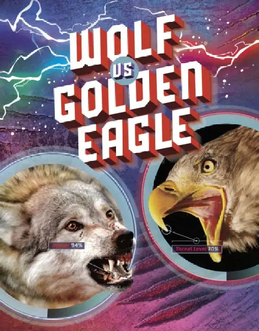 Wolf vs Golden Eagle by Lisa M. Bolt Simons