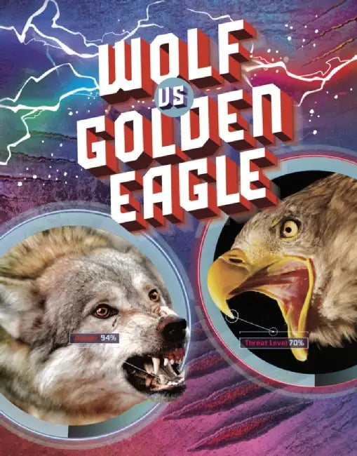 Wolf vs Golden Eagle by Lisa M. Bolt Simons