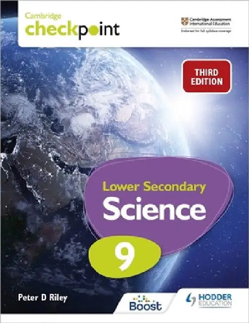Cambridge Checkpoint Lower Secondary Science Studentâ (Tm)S Book 9 by Peter Riley