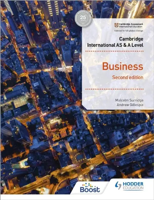 Cambridge International as & a Level Business Second Edition by Malcolm Surridge