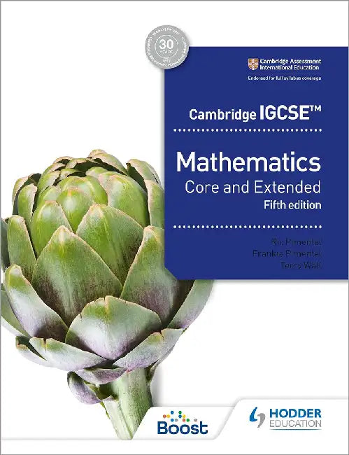 Cambridge Igcse Mathematics Core and Extended 5th Edition by Ric Pimentel