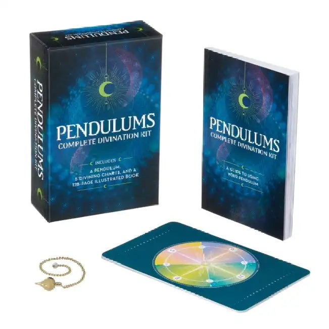 Pendulums Complete Divination Kit: A Pendulum, 8 Divining Charts and a 128-Page Illustrated Book by Emily Anderson