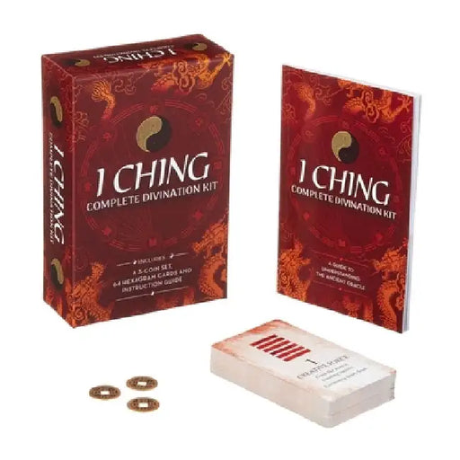 I Ching Complete Divination Kit: A 3-Coin Set, 64 Hexagram Cards and Instruction Guide by Emily Anderson