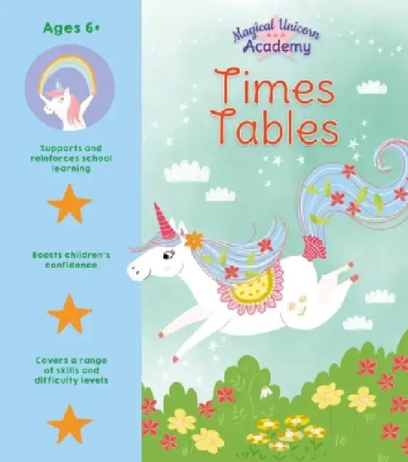 Magical Unicorn Academy: Times Tables Activity Book by Natasha Rimmington