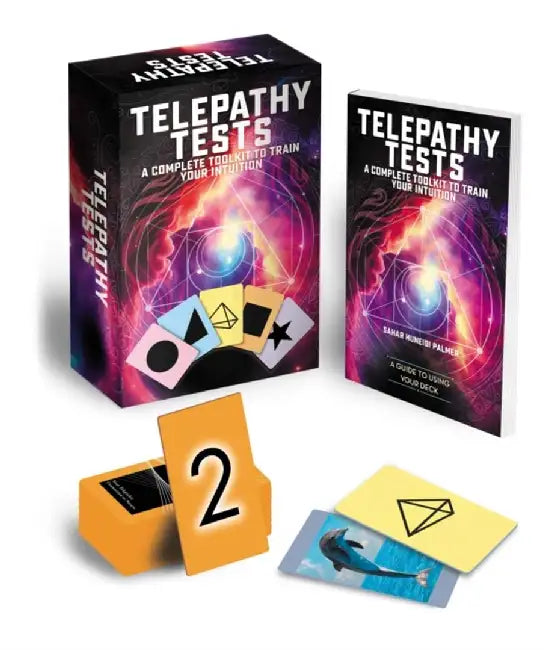 Telepathy Tests Book & Card Deck by Sahar Huneidi-Palmer