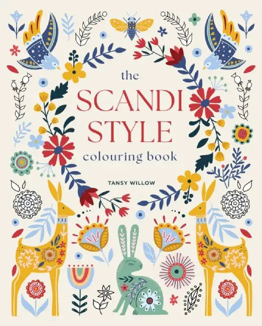 The Scandi Style Colouring Book by Tansy Willow