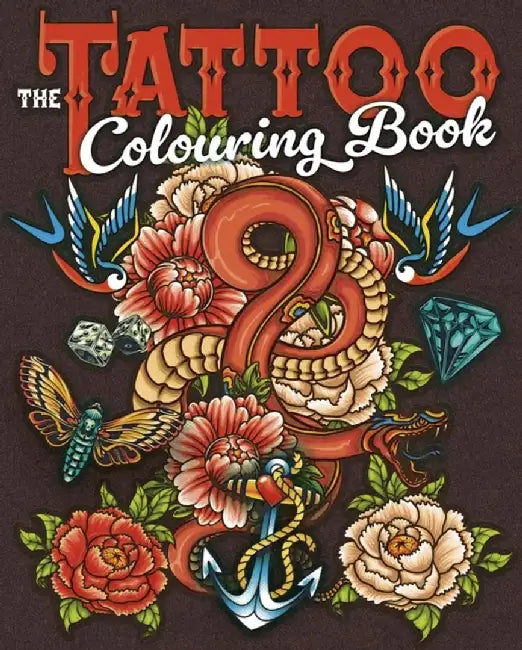 The Tattoo Colouring Book by Tansy Willow
