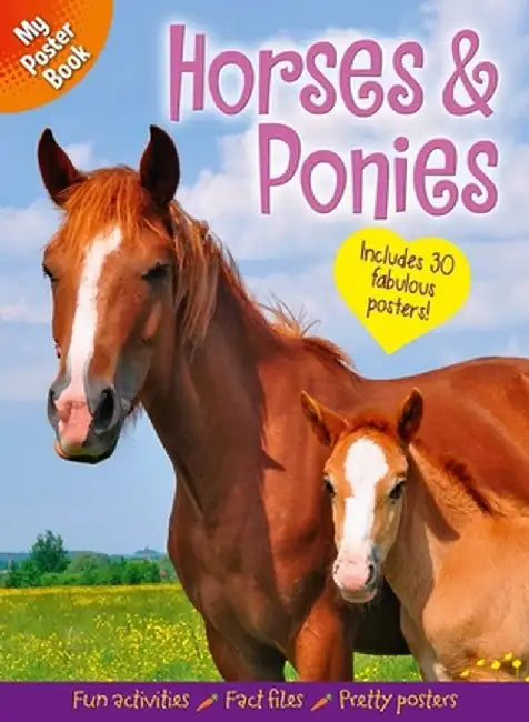 My Poster Book: Horses & Ponies: Includes 30 Fabulous Posters by Samantha Hilton