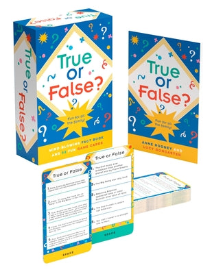 True or False?: Mind-Blowing 128-Page Book with 52 Incredible Fact Cards by Ivy Finnegan