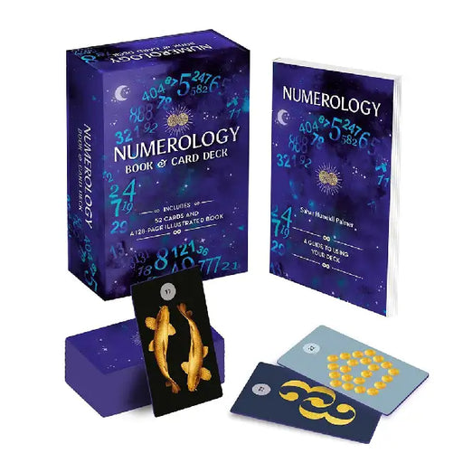 Numerology Book & Card Deck: Includes 52 Cards and a 128-Page Illustrated Book by Sahar Huneidi-Palmer