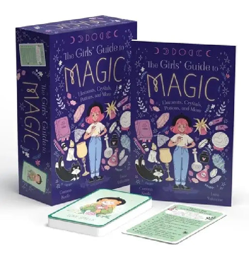 The Girls' Guide to Magic: Book and 52 Spell Cards on Elements, Crystals, Potions, and More by Corinna Keefe