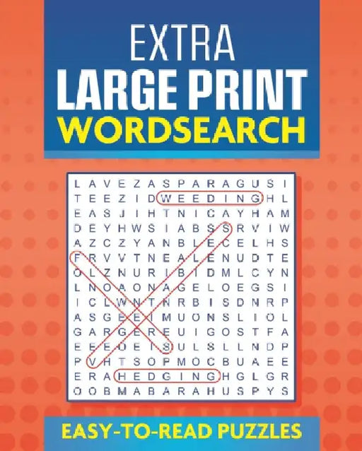 Extra Large Print Wordsearch: Easy to Read Puzzles by Eric Saunders