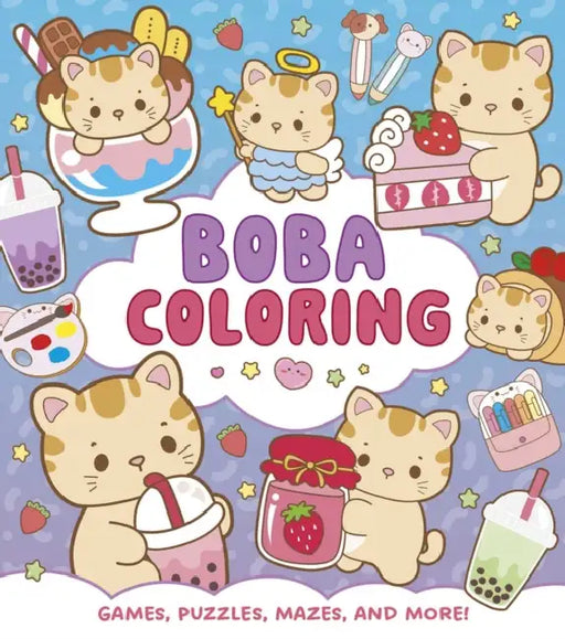 Boba Coloring: Games, Puzzles, Mazes and More! by Em Bruce