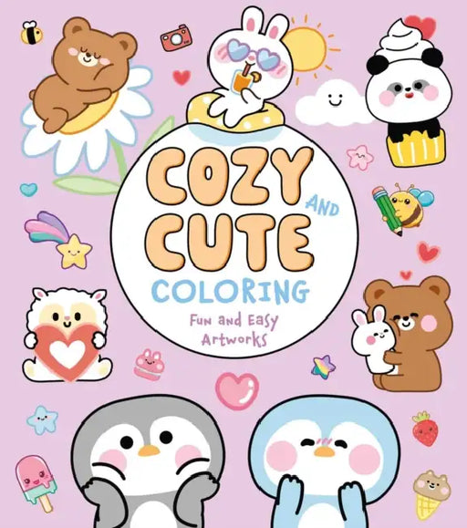 Cozy and Cute Coloring: Fun and Easy Artworks by Violet Peto, Amy McSimpson