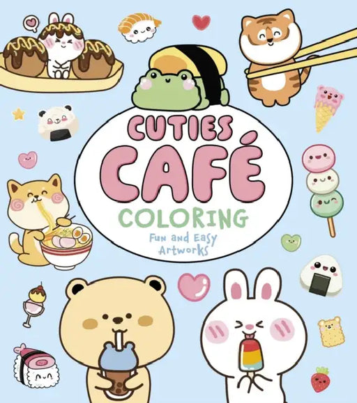 Cuties Café Coloring: Fun and Easy Artworks by Violet Peto, Amy McSimpson