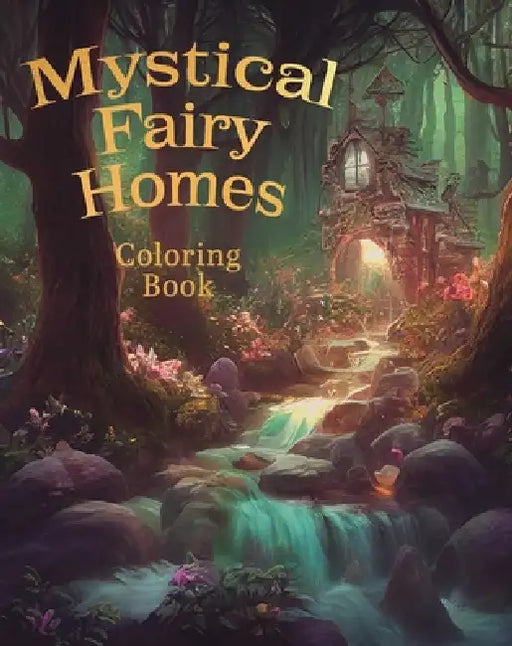 Mystical Fairy Homes Coloring by Tansy Willow