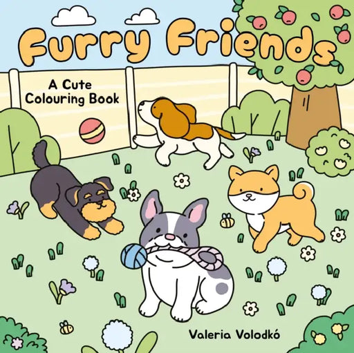 Furry Friends Cute Colouring Book by Valeria Volodko
