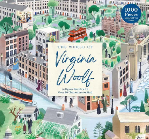 The the World of Virginia Woolf 1000 Piece Puzzle: A Jigsaw Puzzle by Sophie Oliver