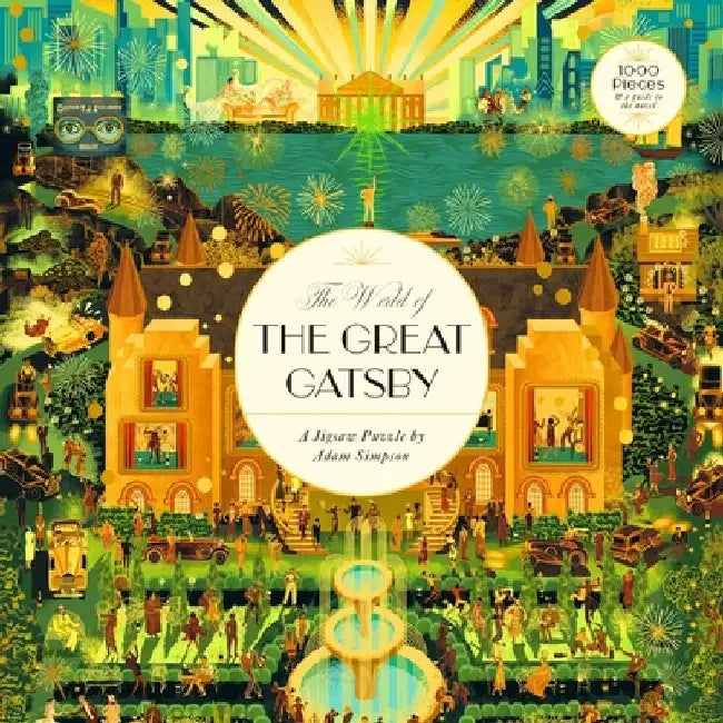 The World of the Great Gatsby 1000 Piece Puzzle: A Jigsaw by Adam Simpson by Kirk Curnutt