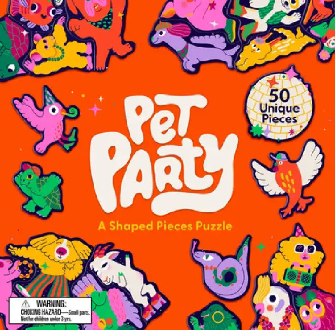 Pet Party: A Shaped Pieces Puzzle by Caroline Selmes