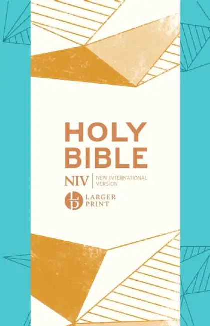 NIV Larger Print Personal Teal Soft-Tone Bible by New International Version