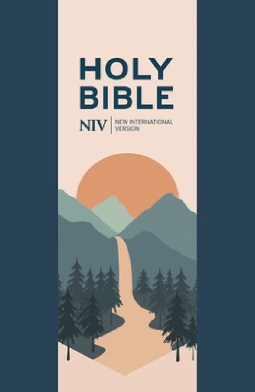 NIV Larger Print Personal Navy Blue Bible by New International Version