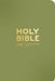 NIV Pocket Olive Green Bible with Gold Zip by New International Version