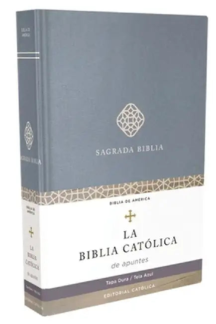 Biblia de Apuntes, Versión Católica, Encuadernación En Tela, Azul by Catholic Bible Press