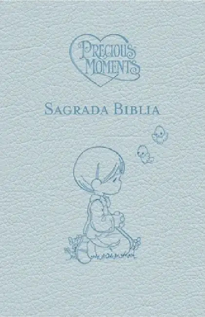 Biblia Católica, Precious Moments(tm), Leathersoft, Azul Celeste, Comfort Print by Editorial Católica