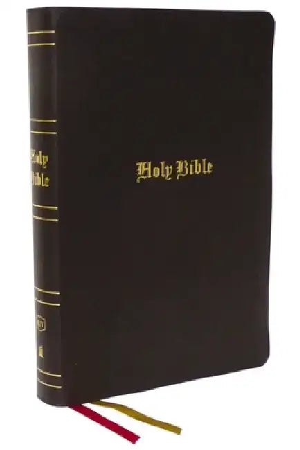 KJV Holy Bible, Super Giant Print Reference Bible, Brown, Bonded Leather, 43,000 Cross References, Red Letter, Thumb Indexed, Comfort Print: King Jame by Thomas Nelson