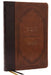 KJV Bible, Giant Print Thinline Bible, Vintage Series, Leathersoft, Brown, Red Letter, Comfort Print: King James Version: King James Version by Thomas Nelson