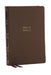 Nkjv, Compact Center-Column Reference Bible, Leathersoft, Brown, Red Letter, Thumb Indexed, Comfort Print