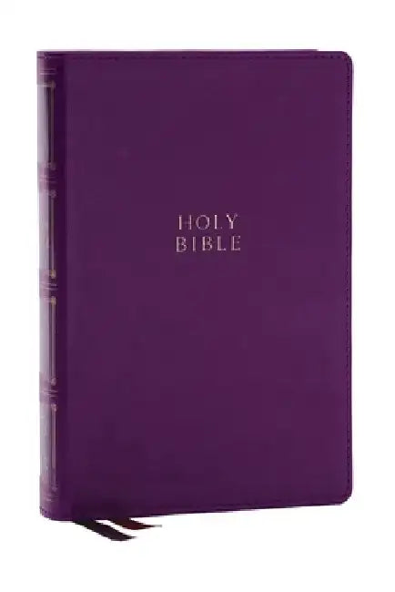 KJV Holy Bible: Compact Bible with 43,000 Center-Column Cross References, Purple Leathersoft, Red Letter, Comfort Print: King James Version by Thomas Nelson