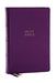 Kjv, Compact Center-Column Reference Bible, Leathersoft, Purple, Red Letter, Thumb Indexed, Comfort Print