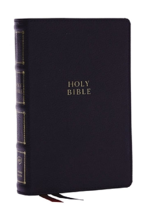 KJV Holy Bible: Compact Bible with 43,000 Center-Column Cross References, Black Genuine Leather, Red Letter, Comfort Print (Thumb Indexing): King Jame by Thomas Nelson