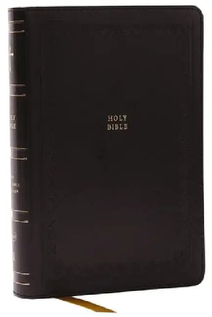 Nkjv, Compact Paragraph-Style Reference Bible, Leathersoft, Black, Red Letter, Comfort Print: Holy Bible, New King James Version by Thomas Nelson